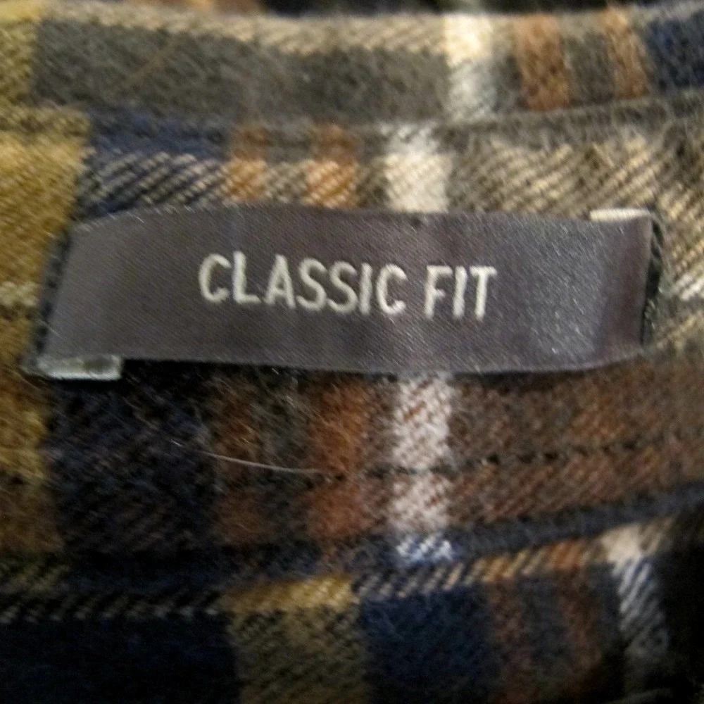 Eddie Bauer Flannel Classic‎ Fit Long Sleeve Button Down Flannel Shirt Men's S